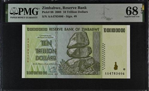 Zimbabwe. - 10 Trillion Dollars - 2008 - Pick 88  (Zonder, Postzegels en Munten, Munten | Nederland