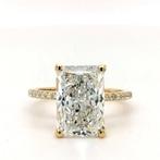 Zonder Minimumprijs - Ring - 18 karaat Geel goud -  5.17ct., Bijoux, Sacs & Beauté, Bagues