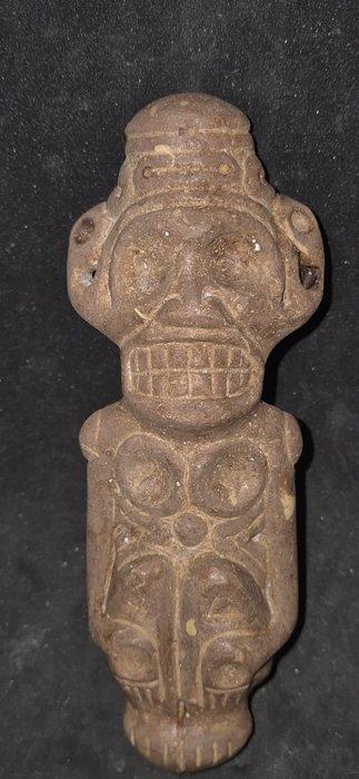 Taino-cultuur Pierre Krokodillenamulet en transformatie. -, Verzamelen, Mineralen en Fossielen