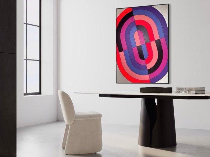 art studio | BRT - Abstract N° 2542.1 - XXL - CircleLines, Antiek en Kunst, Kunst | Schilderijen | Modern