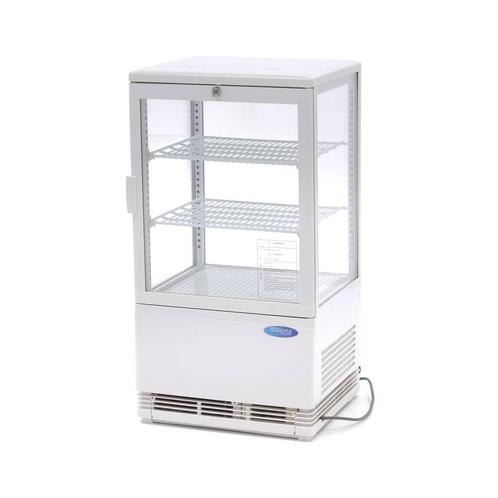 Vitrine réfrigérée - 58 L - 43 cm - blanc, Articles professionnels, Horeca | Équipement de cuisine, Refroidissement et Congélation