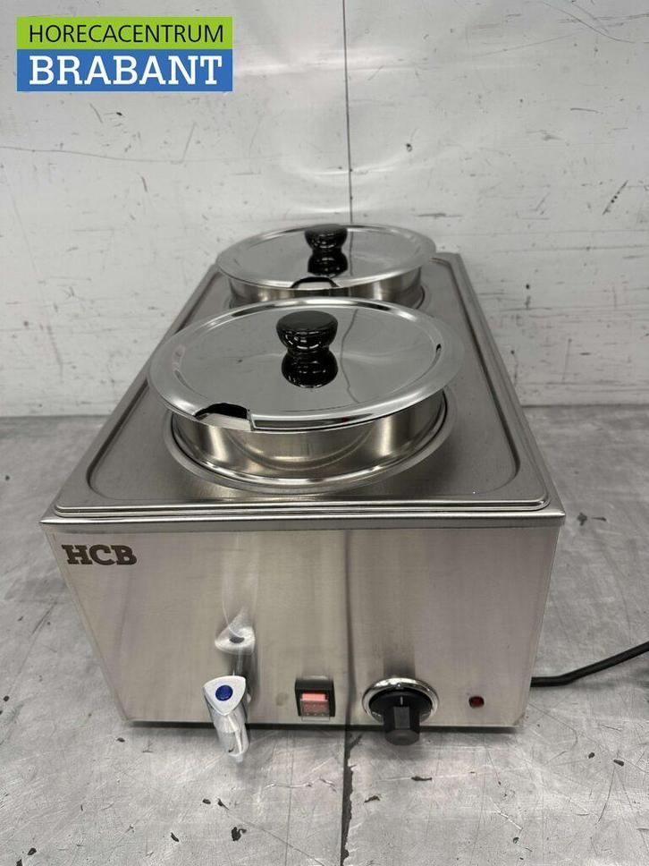 RVS Hotpot Hot Pot Bain marie 2 x 6 liter 230V Horeca, Zakelijke goederen, Horeca | Keukenapparatuur, Ophalen of Verzenden