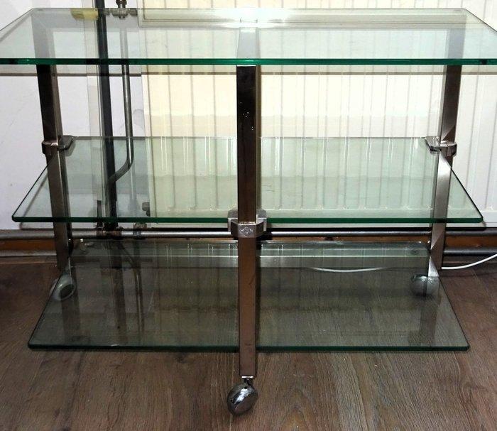 Peter Ghyczy - Wandtafel - glas / metaal, Antiek en Kunst, Antiek | Meubels | Stoelen en Sofa's