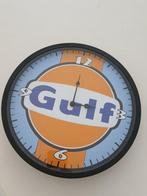 Horloge murale - Métal - 2025 - Horloge murale logo GULF, Antiquités & Art