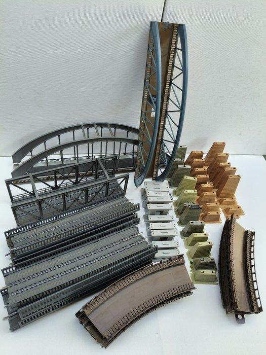 Faller, Jouef H0 - 543 - Modeltrein brugdelen (72) -, Hobby en Vrije tijd, Modeltreinen | H0