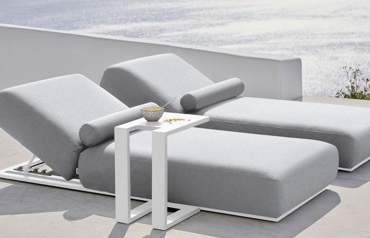 Flow. Ligbed Sentosa lead chiné |   Sunbrella | SALE, Tuin en Terras, Tuinsets en Loungesets