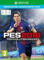 Pro evolution soccer 2018 (Xbox One Games), Games en Spelcomputers, Ophalen of Verzenden, Zo goed als nieuw