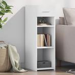 vidaXL Dressoir 30x42,5x93 cm bewerkt hout wit, Huis en Inrichting, Kasten | Dressoirs, Verzenden, Nieuw