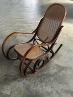 modello simile thonet - Fauteuil - Hout, hooi - Schommelende