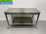 Table de travail mobile sur roulettes en acier inoxydable, Zakelijke goederen, Horeca | Overige, Verzenden