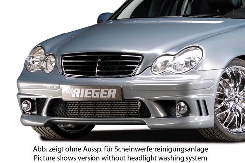 Rieger voorbumper | C-Klasse (W203): 05.00- - Sedan, T-model, Auto-onderdelen, Carrosserie, Nieuw, Mercedes-Benz, Verzenden