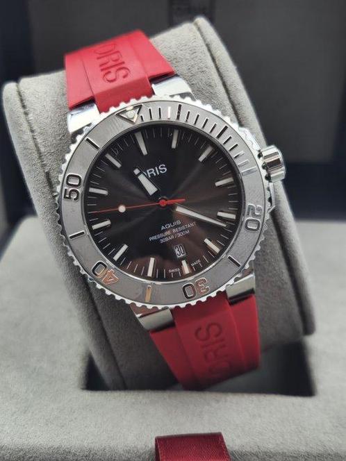 Oris - Aquis - Sans Prix de Réserve - 01 733 7730 4153-07 4, Handtassen en Accessoires, Horloges | Heren