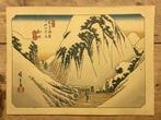 4 Prenten uit de serie: 69 Rustplaatsen langs de Kisokaido