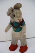 Steiff: pophaas, 1951, met restant US Zone etiket, geen