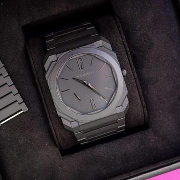 Bvlgari - Octo - 103077 - Heren - 2020+, Handtassen en Accessoires, Horloges | Heren, Nieuw