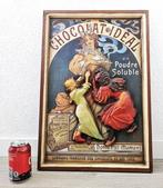 Chocolat Idéal - 3D Alphonse Mucha - Panneau - Bois, Antiek en Kunst