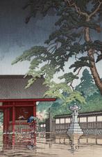 Harusame (Gokokuji) (Spring Rain at the Gokoku Temple) -, Antiek en Kunst