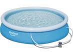 Veiling - Bestway zwembad fast set 366x76cm, Tuin en Terras, Nieuw