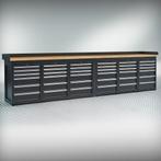 Datona Werkbank PRO – eiken werkblad – 36 lades – 400 cm –, Doe-het-zelf en Bouw, Ophalen of Verzenden, Nieuw