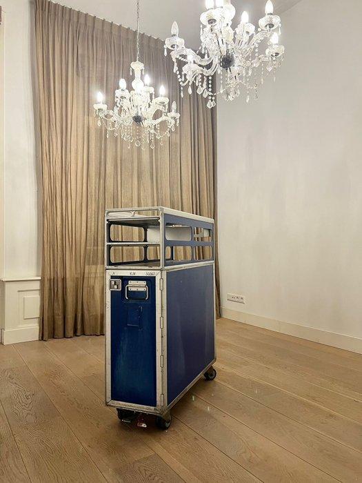 KLM - Trolleys van luchtvaartmaatschappijen - 1970-1980 -, Antiek en Kunst, Antiek | Wandborden en Tegels