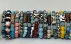 Set van 20 armbanden van natuurlijke stenen, met de