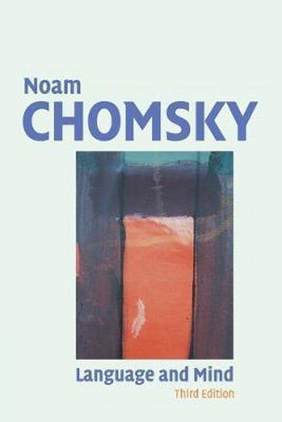 Language & Mind 9780521674935 Noam Chomsky, Boeken, Taal | Engels, Gelezen, Verzenden