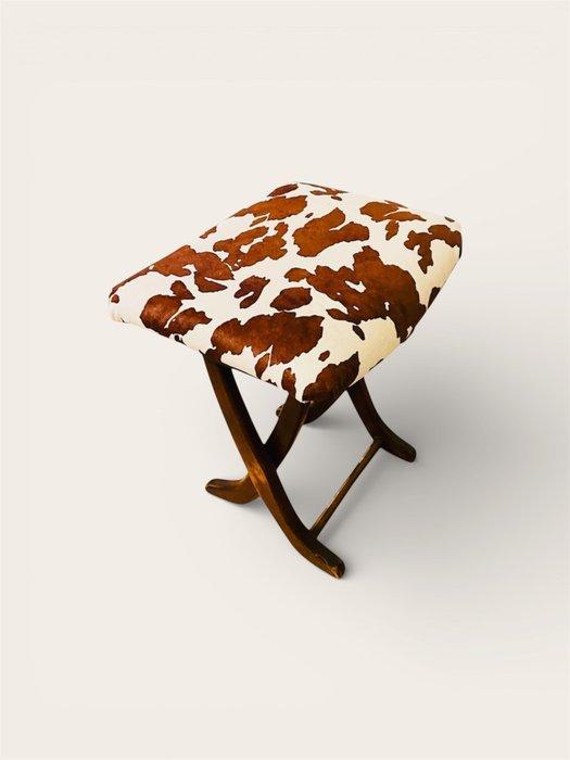 Bank - Mahonie, Leder, Antiek en Kunst, Kunst | Designobjecten