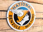 Vintage National Benzole Mixture - Emaille Bord, Verzamelen, Verzenden, Nieuw