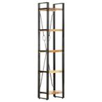 vidaXL Boekenkast met 5 schappen 40x30x180 cm massief, Verzenden