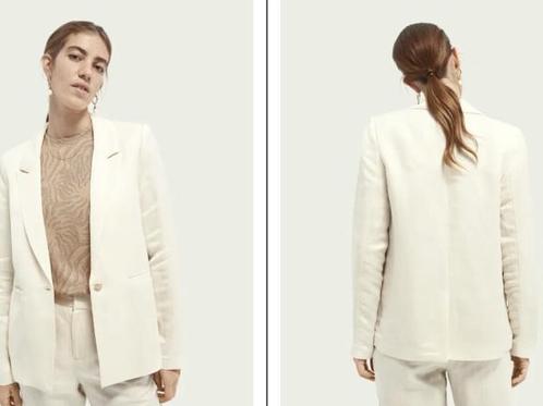 Veiling - Scotch & Soda Blazer Maat S Ecru, Kleding | Dames, Jasjes, Kostuums en Pakken