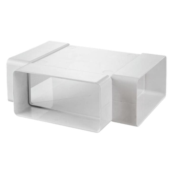 Kunststof horizontaal T-stuk 90° voor kanaal 220 x 90mm, Doe-het-zelf en Bouw, Ventilatie en Afzuiging, Nieuw, Verzenden