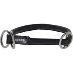 Rundleder-halsband roma mit stopper 50cm, 8mm,schwarz -