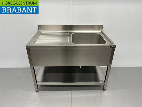 RVS Spoeltafel spoelbak Premium-line Gelast model 120 cm, Zakelijke goederen, Horeca | Meubilair en Inrichting, Ophalen of Verzenden