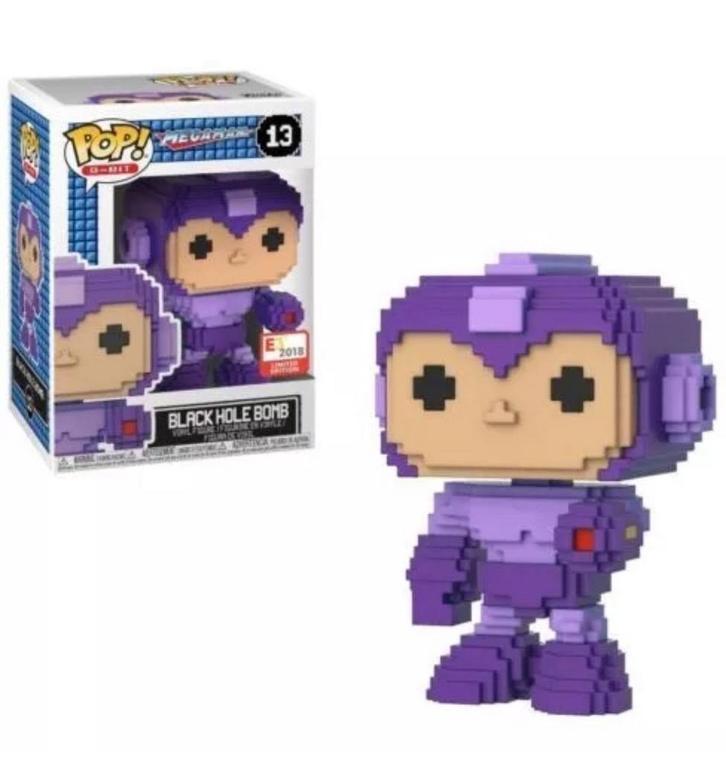 Funko pop! 8-bit 13 Megaman Black hole bomb, Verzamelen, Poppetjes en Figuurtjes, Nieuw, Ophalen of Verzenden