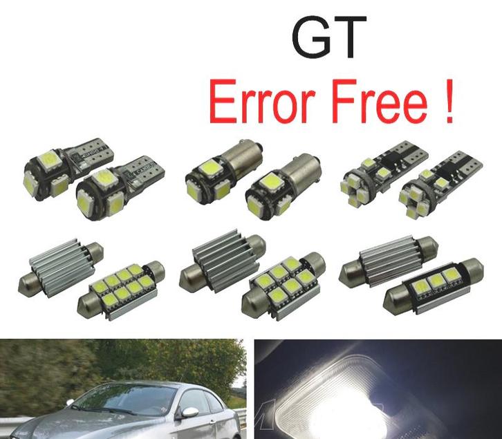 Kit 7 Ampoules Led Intérieur Pour Alfa Romeo Gt 03-10, Auto-onderdelen, Verlichting, Verzenden