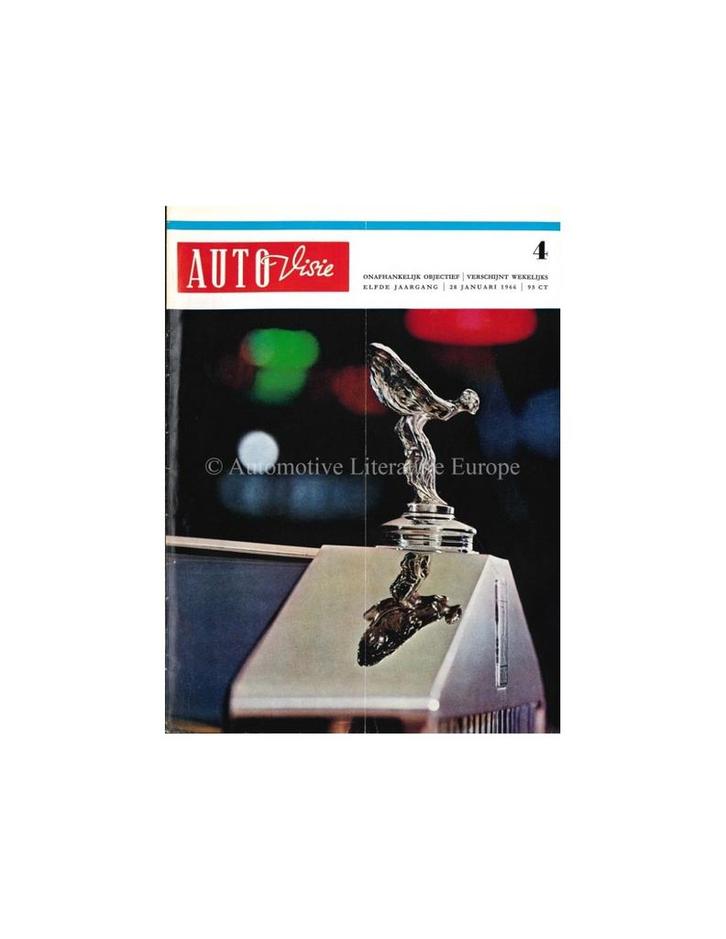 1966 AUTOVISIE MAGAZINE 04 NEDERLANDS, Livres, Autos | Brochures & Magazines, Enlèvement ou Envoi