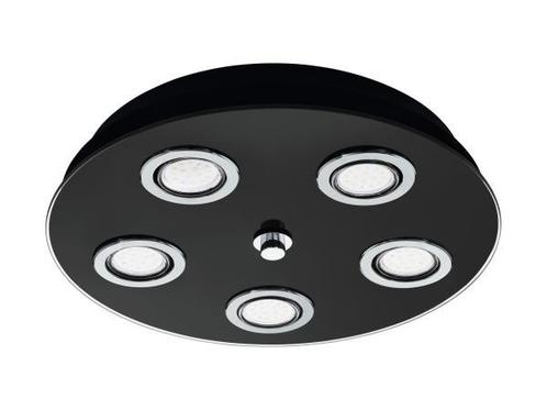 Veiling - EGLO Grattino plafondlamp zwart Ø350mm 5xGU10, Huis en Inrichting, Lampen | Plafondlampen