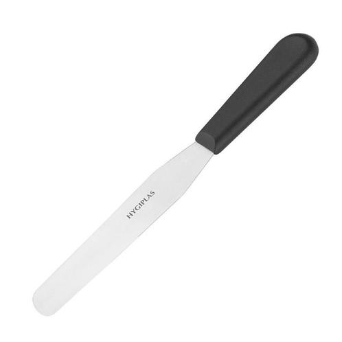 Paletmes recht RVS zwart | 15(l)cm Hygiplas, Zakelijke goederen, Horeca | Keukenapparatuur, Nieuw in verpakking, Verzenden