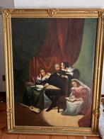 Italiaanse school (XIX) - Il precettore e le allieve – scena