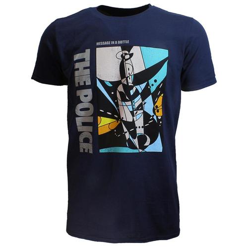 The Police Message In A Bottle T-Shirt Blauw - Officiële, Vêtements | Hommes, T-shirts