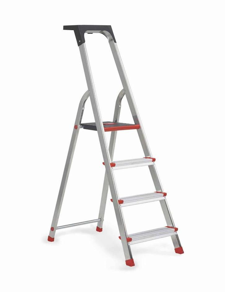 Altrex huishoudtrap Lima 4 treden, Doe-het-zelf en Bouw, Ladders en Trappen, Ladder, Nieuw, Minder dan 2 meter, Ophalen of Verzenden