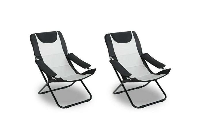 2eChoix | Feel Home - Lot de 2 chaises de camping - pliables, Caravans en Kamperen, Kampeeraccessoires, Ophalen of Verzenden