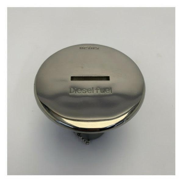 Bieden: Vetus FCAPDF38G Deck Filler Chrome Brass Diesel Cap, Sports nautiques & Bateaux, Accessoires navigation, Enlèvement ou Envoi