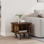 vidaXL TV Stand Rook Eiken 37 x 35 x 35 cm Bewerkt hout, Verzenden, Nieuw