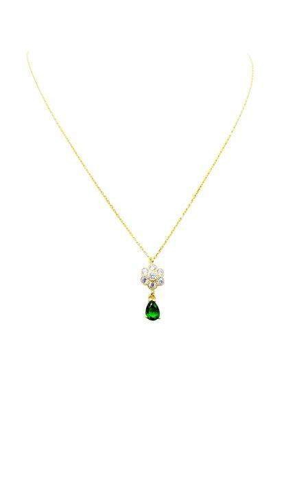 Zonder Minimumprijs - Ketting met hanger Verguld, Zilver, Handtassen en Accessoires, Antieke sieraden