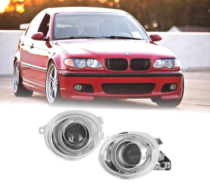 PHARES ANTIBROUILLARD POUR BMW E46 98-06 E39 95-03 CHROMÉ AV, Auto-onderdelen, Verlichting, Verzenden