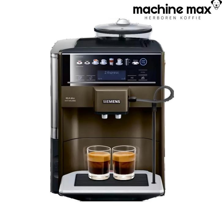 Siemens EQ6 Plus Extra Klasse Koffiemachine, Elektronische apparatuur, Koffiezetapparaten, 10 kopjes of meer, Zo goed als nieuw
