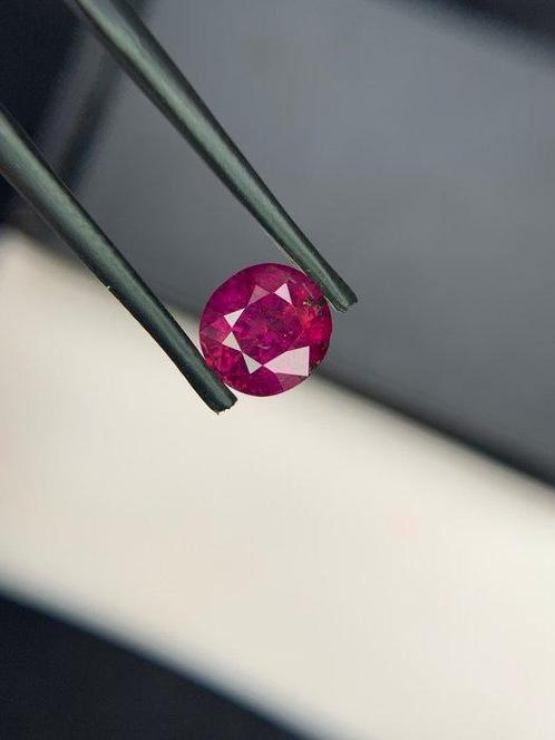1 pcs Paars, Rood Robijn - 2.96 ct - Lotus Gemology -, Handtassen en Accessoires, Edelstenen