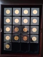 Verenigde Staten. 1 Dollar 37 vergulde munten collectie mint, Postzegels en Munten