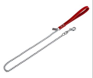 JV Vetleder kettinglijn rood - 16mmx110cm, Dieren en Toebehoren, Nieuw